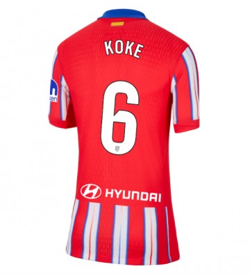 Atletico Madrid Koke #6 Hemmatröja Kvinnor 2024-25 Kortärmad